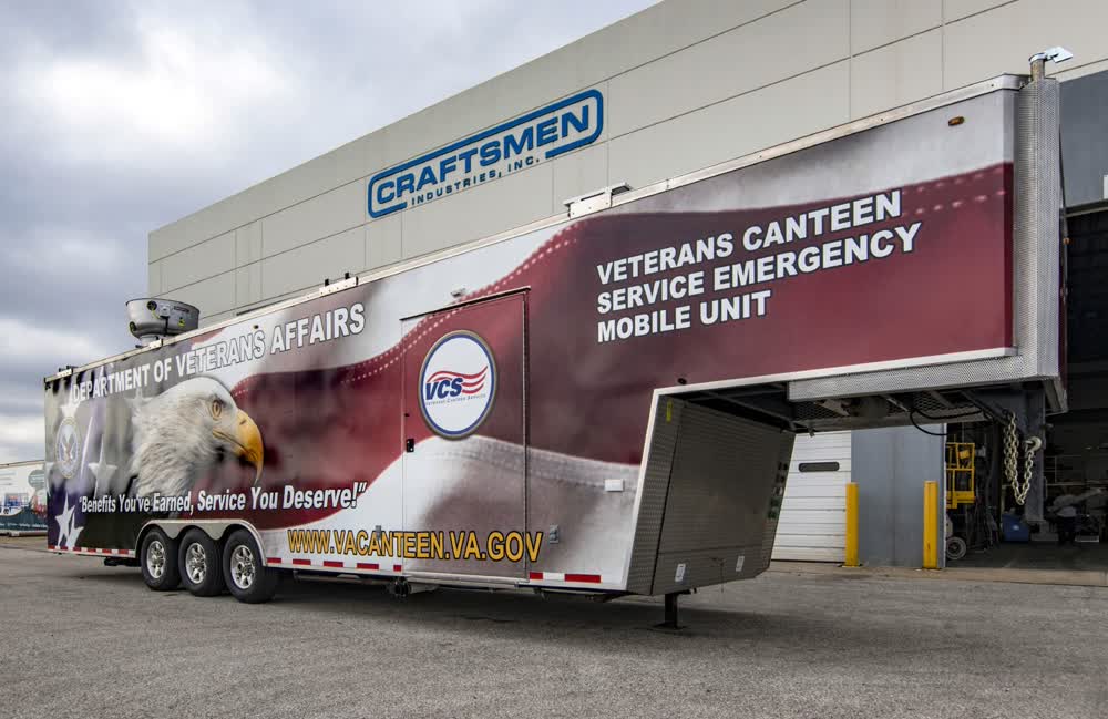 Veterans Canteen Commercial Mobile Kitchen Trailer Truck 